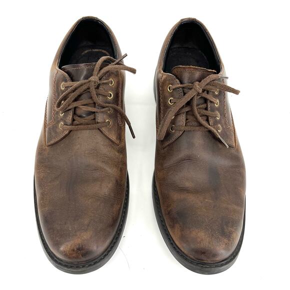 Timberland Men’s Brown Leather‎ Laced Oxfords (10)